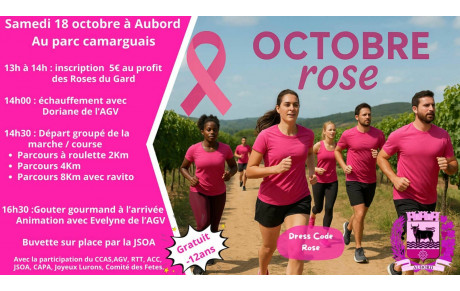 18 octobre : Octobre Rose à AUBORD